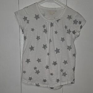 Vigoss Kids Star Print Tee - White and Gray